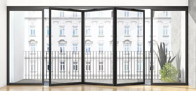 Premium Material Balcony Doors Pinewood